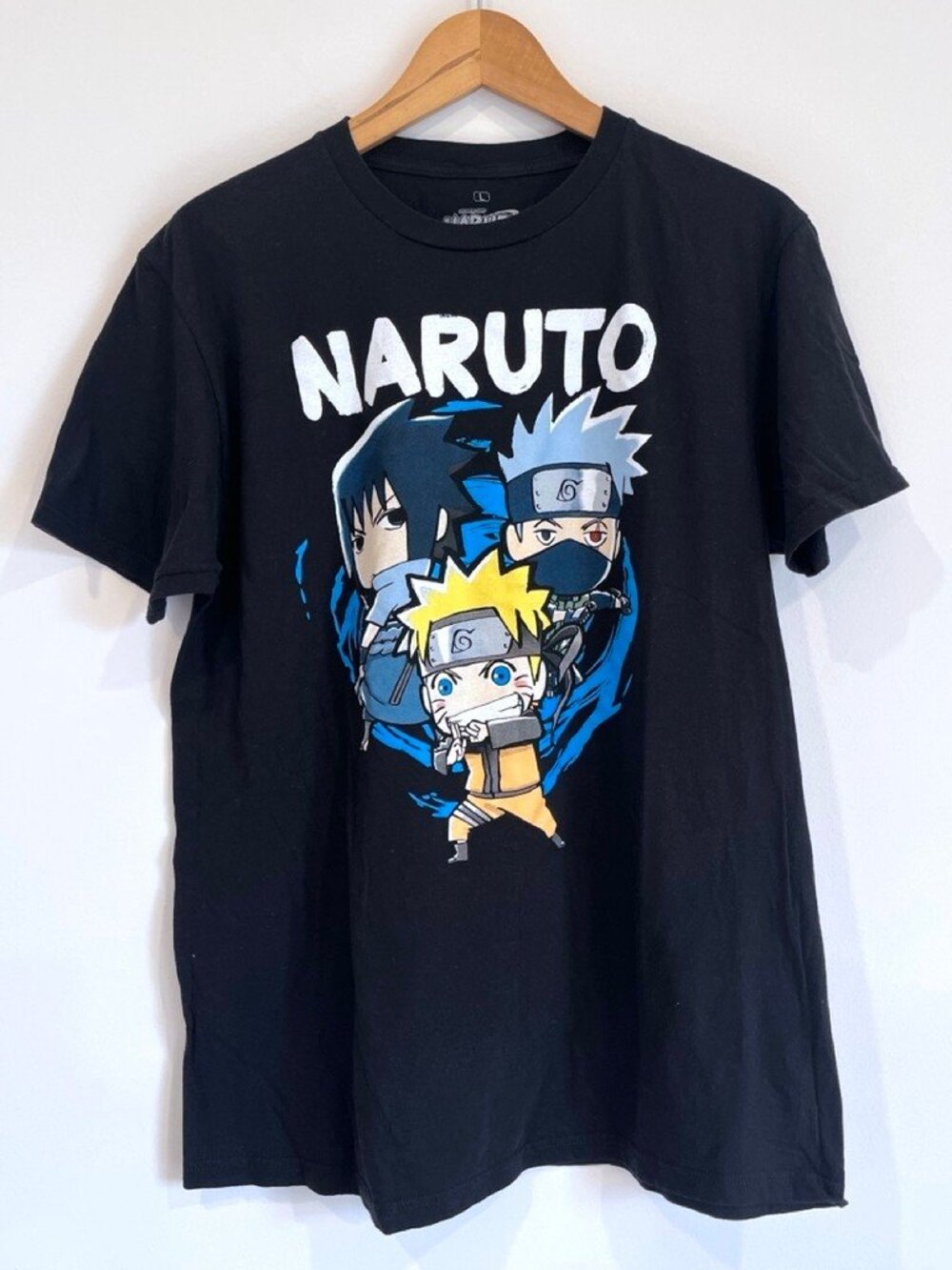 Ripple Junction Naruto Shippuden Chibi Graphic Tee Black Mens L